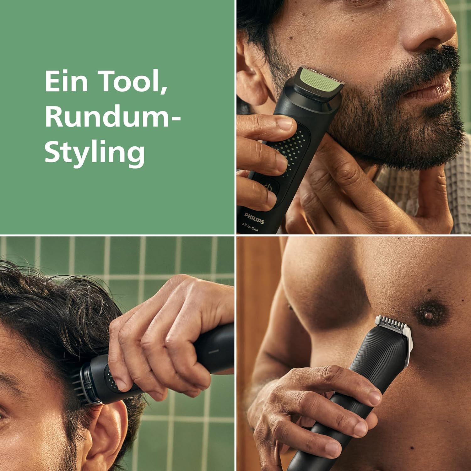 Philips Multigroom Series 3000 MG3946/15 – 9 - in - 1 Trimmer Herren, Barttrimmer, Haarschneider & Rasierer, 12 Längeneinstellungen, 90 Min. Laufzeit - SmartRasur