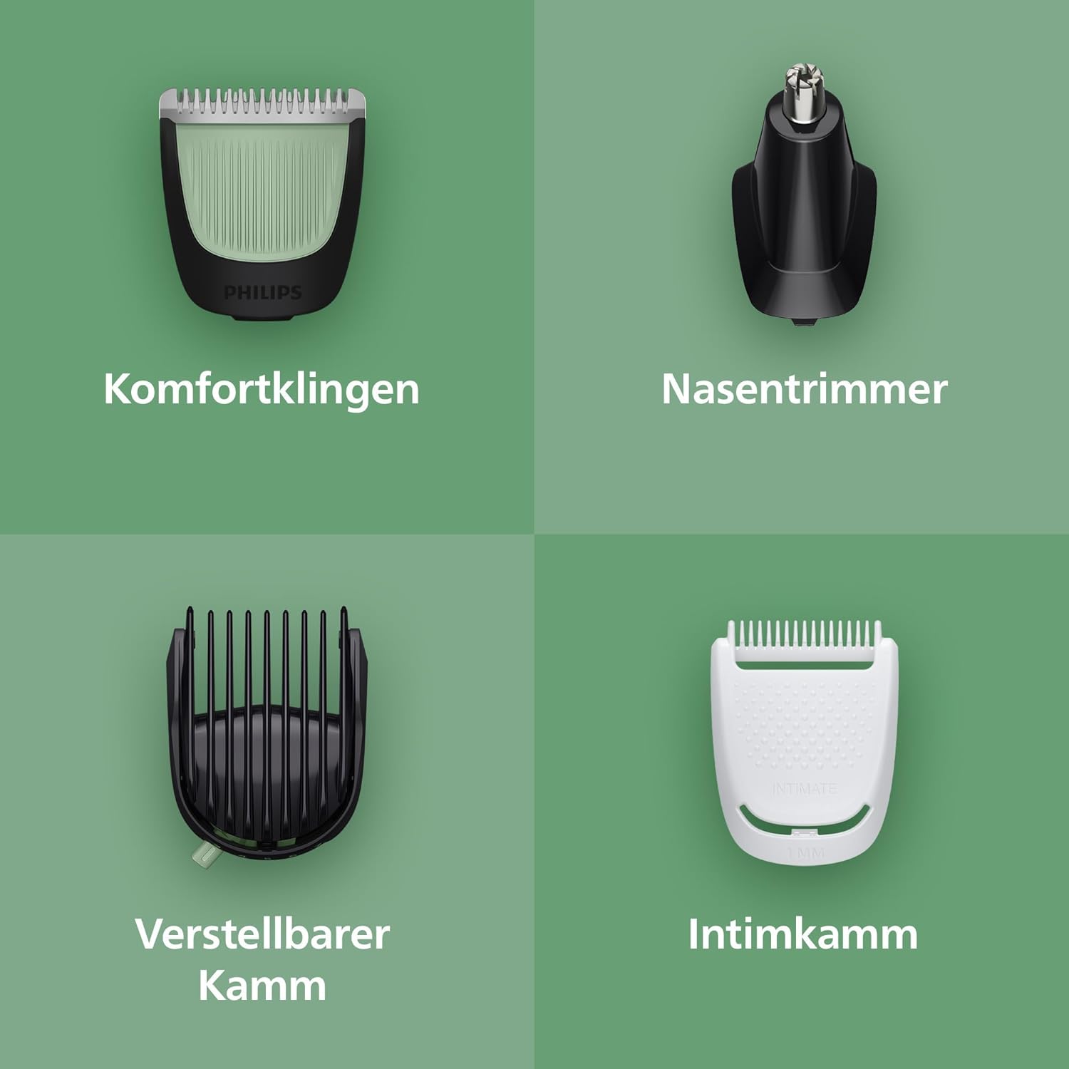 Philips Multigroom Series 3000 MG3946/15 – 9 - in - 1 Trimmer Herren, Barttrimmer, Haarschneider & Rasierer, 12 Längeneinstellungen, 90 Min. Laufzeit - SmartRasur