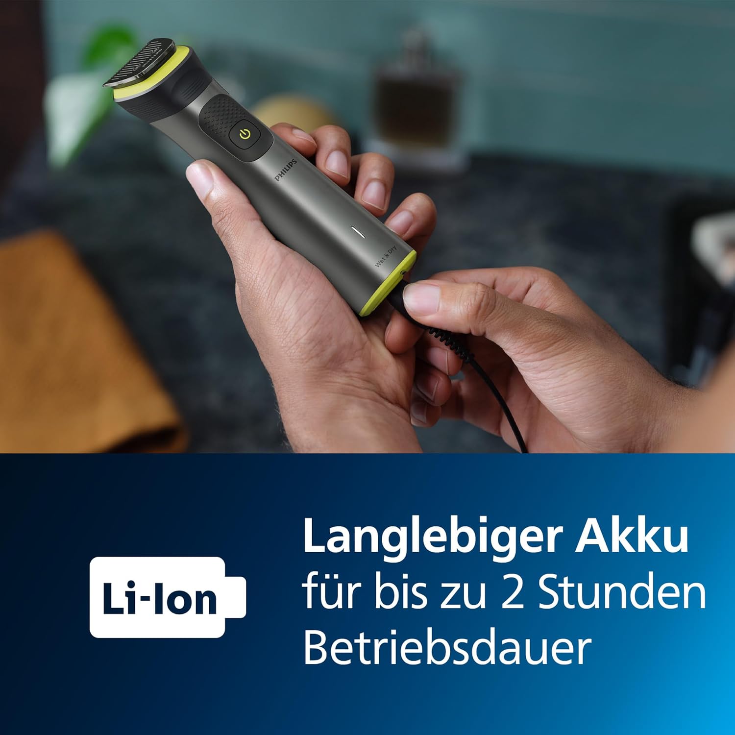Philips Multigroom Series 7000 MG7930/15 – 14 - in - 1 All - in - One - Trimmer Herren, Barttrimmer, Haarschneider & Bodygroomer, 21 Längeneinstellungen - SmartRasur
