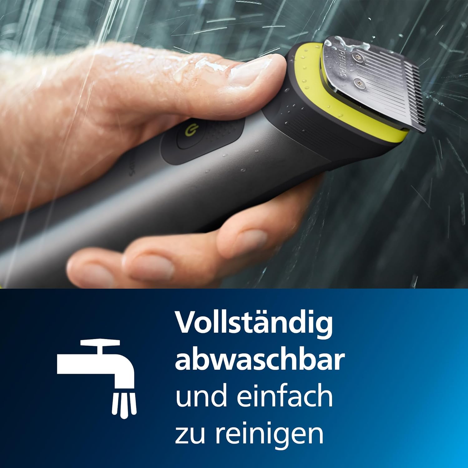 Philips Multigroom Series 9000 MG9550/15 – 14 - in - 1 Trimmer Herren, Barttrimmer & Haarschneider mit OneBlade, 27 Längeneinstellungen, 120 Min. Laufzeit - SmartRasur