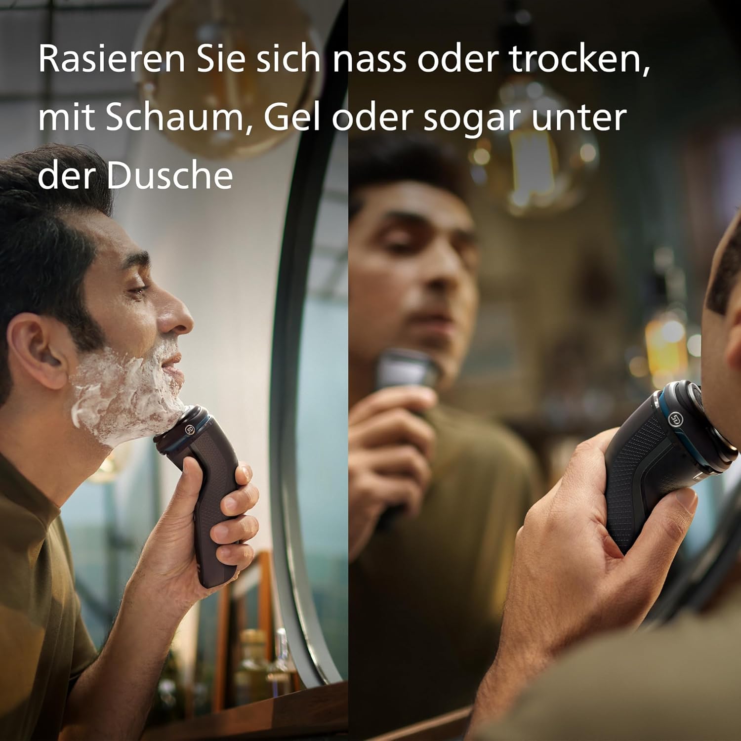 Philips Shaver Series 3000 S3145/00 – Elektrorasierer Herren Nass & Trocken, SkinProtect, PowerCut - Klingen, 5D - Scherkopf, Barttrimmer, Anthrazit - SmartRasur