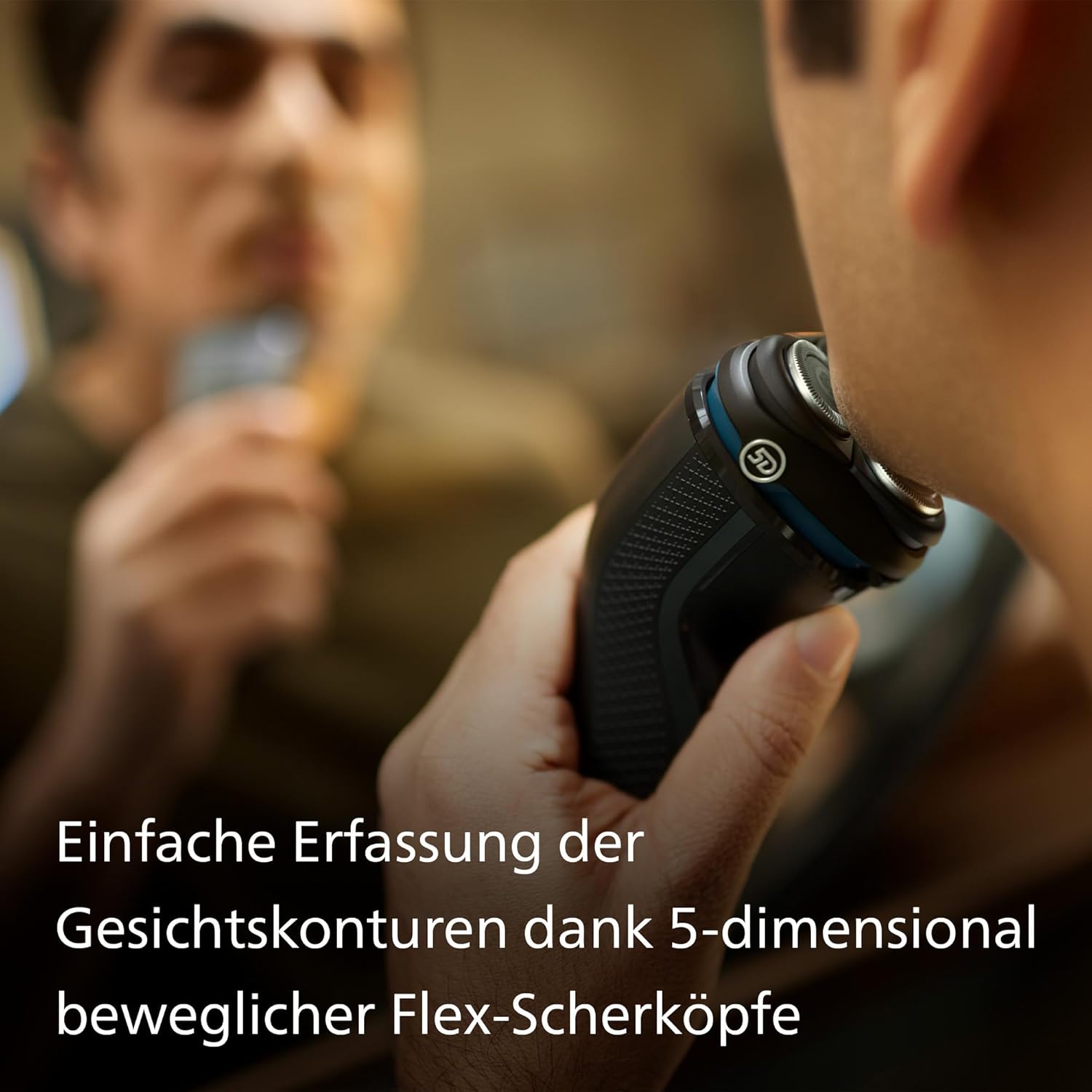 Philips Shaver Series 3000 S3145/00 – Elektrorasierer Herren Nass & Trocken, SkinProtect, PowerCut - Klingen, 5D - Scherkopf, Barttrimmer, Anthrazit - SmartRasur