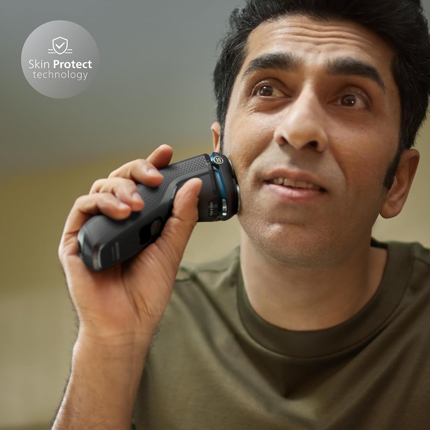 Philips Shaver Series 3000 S3145/00 – Elektrorasierer Herren Nass & Trocken, SkinProtect, PowerCut - Klingen, 5D - Scherkopf, Barttrimmer, Anthrazit - SmartRasur