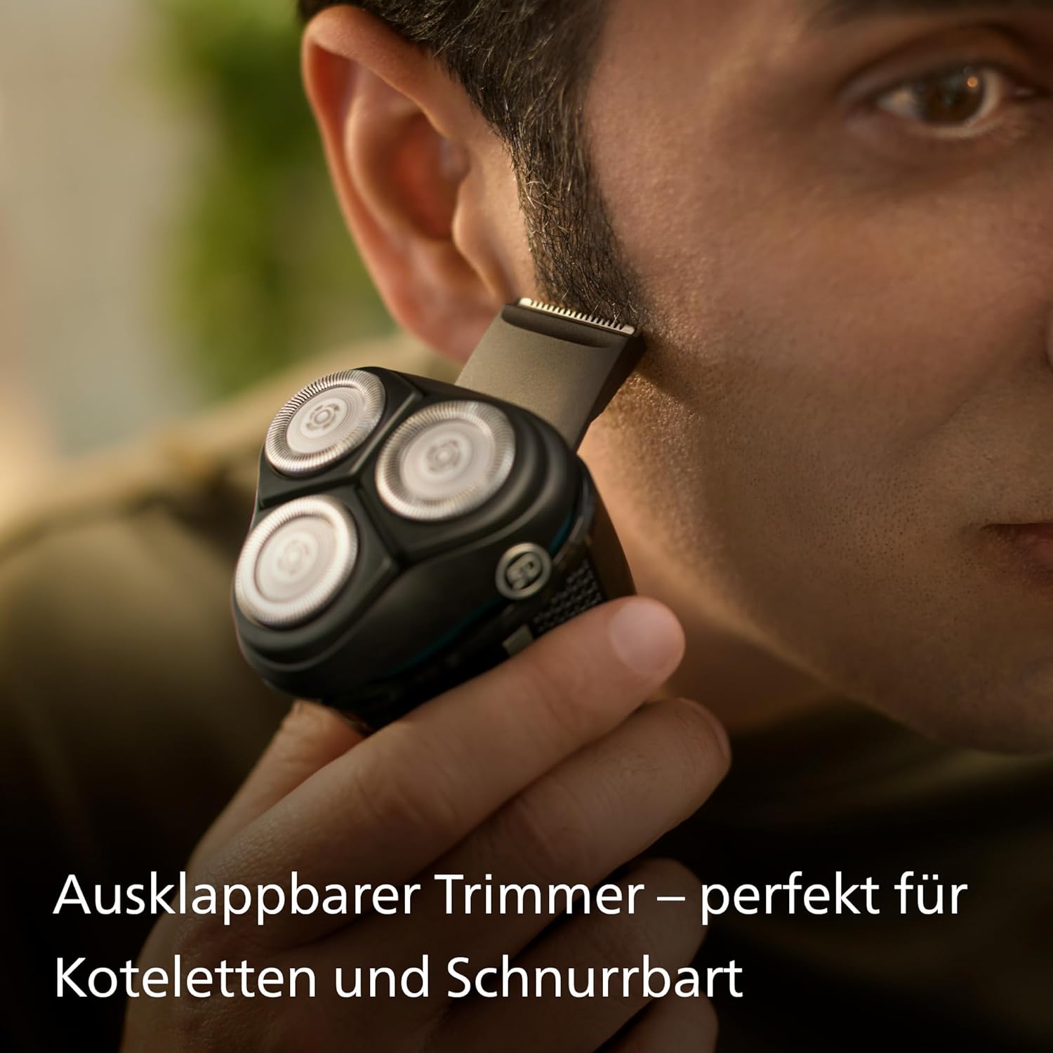 Philips Shaver Series 3000 S3241/12 – Elektrorasierer Herren Nass & Trocken, SkinProtect, PowerCut - Klingen, 5D - Scherkopf, Barttrimmer, Schwarz - SmartRasur