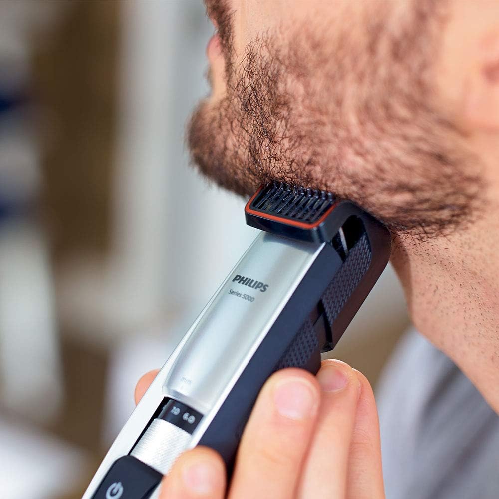 Philips Bart - & Stubble Trimmer BT5205/83 – Serie 5000 Herren Bartschneider mit 17 Längeneinstellungen & Präzisionstrimmer - SmartRasur