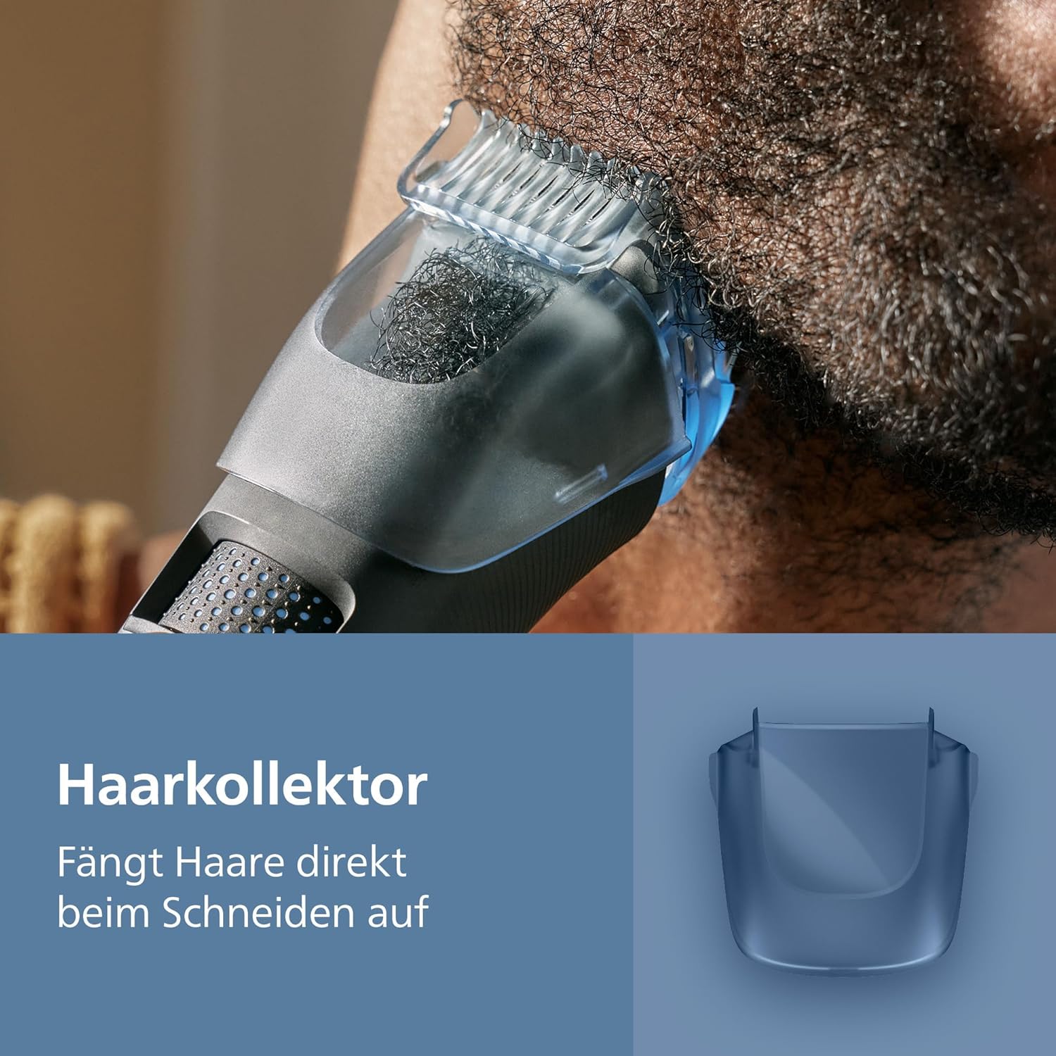 Philips Bartschneider Series 5000 BT5765/15 – Herren Barttrimmer, 40 Längeneinstellungen, BeardSense - Technologie, Haarkollektor, wasserdicht - SmartRasur