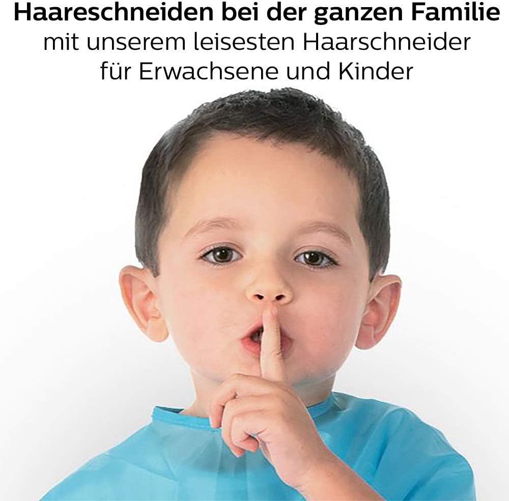 Philips Haarschneider QC5115/15 – Haarschneidemaschine für die ganze Familie, 11 Längeneinstellungen, Edelstahlklingen, kabelbetrieben - SmartRasur