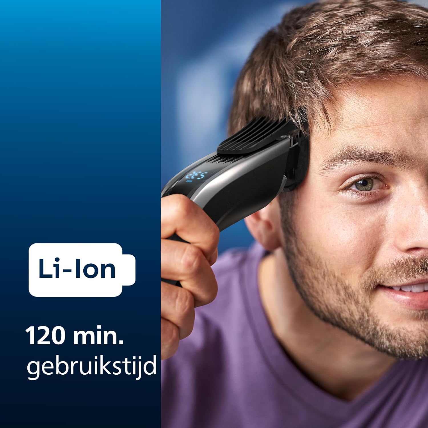 Philips Haarschneider Series 9000 HC9450/15 – Profi - Haarschneidemaschine Herren, 400 Längeneinstellungen, Titanklingen, 120 Min. Laufzeit - SmartRasur