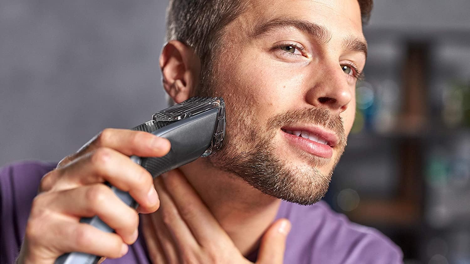 Philips Hair Clipper Series 3000 HC3530/15 – Haarschneider Herren, Trim - n - Flow Technologie, DualCut - Klingen, 75 Min. Laufzeit - SmartRasur