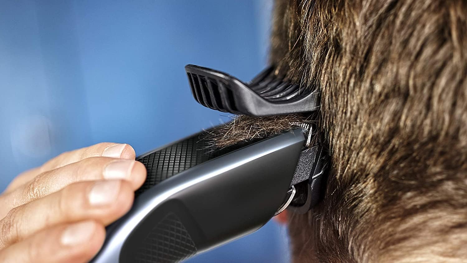 Philips Hair Clipper Series 3000 HC3530/15 – Haarschneider Herren, Trim - n - Flow Technologie, DualCut - Klingen, 75 Min. Laufzeit - SmartRasur