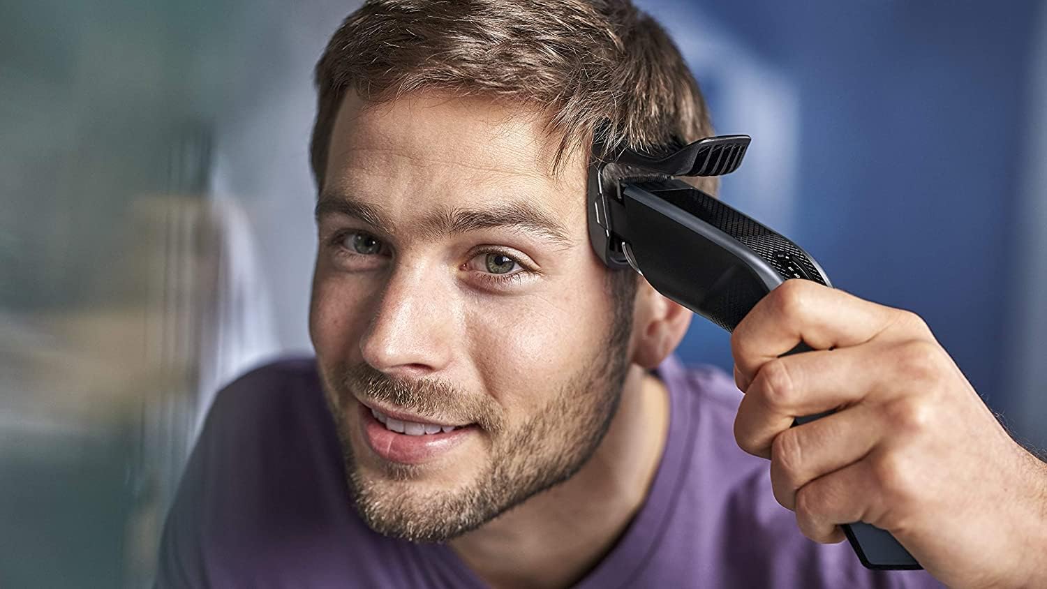 Philips Hair Clipper Series 3000 HC3530/15 – Haarschneider Herren, Trim - n - Flow Technologie, DualCut - Klingen, 75 Min. Laufzeit - SmartRasur