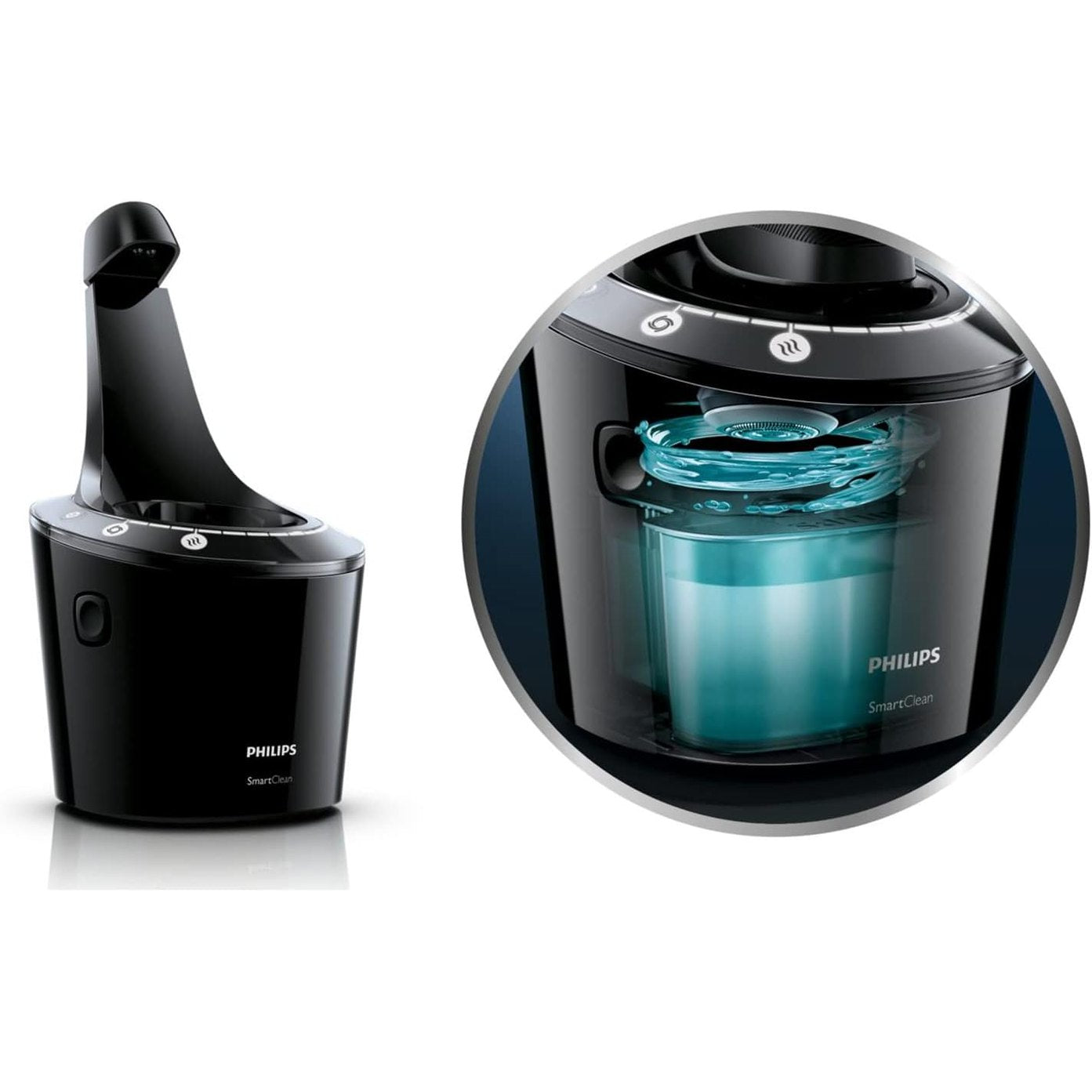 Philips JC302/50 Reinigungskartuschen – 2er - Pack für SmartClean - System, Dual - Filter, alkoholfrei, hautfreundliche Formel - SmartRasur
