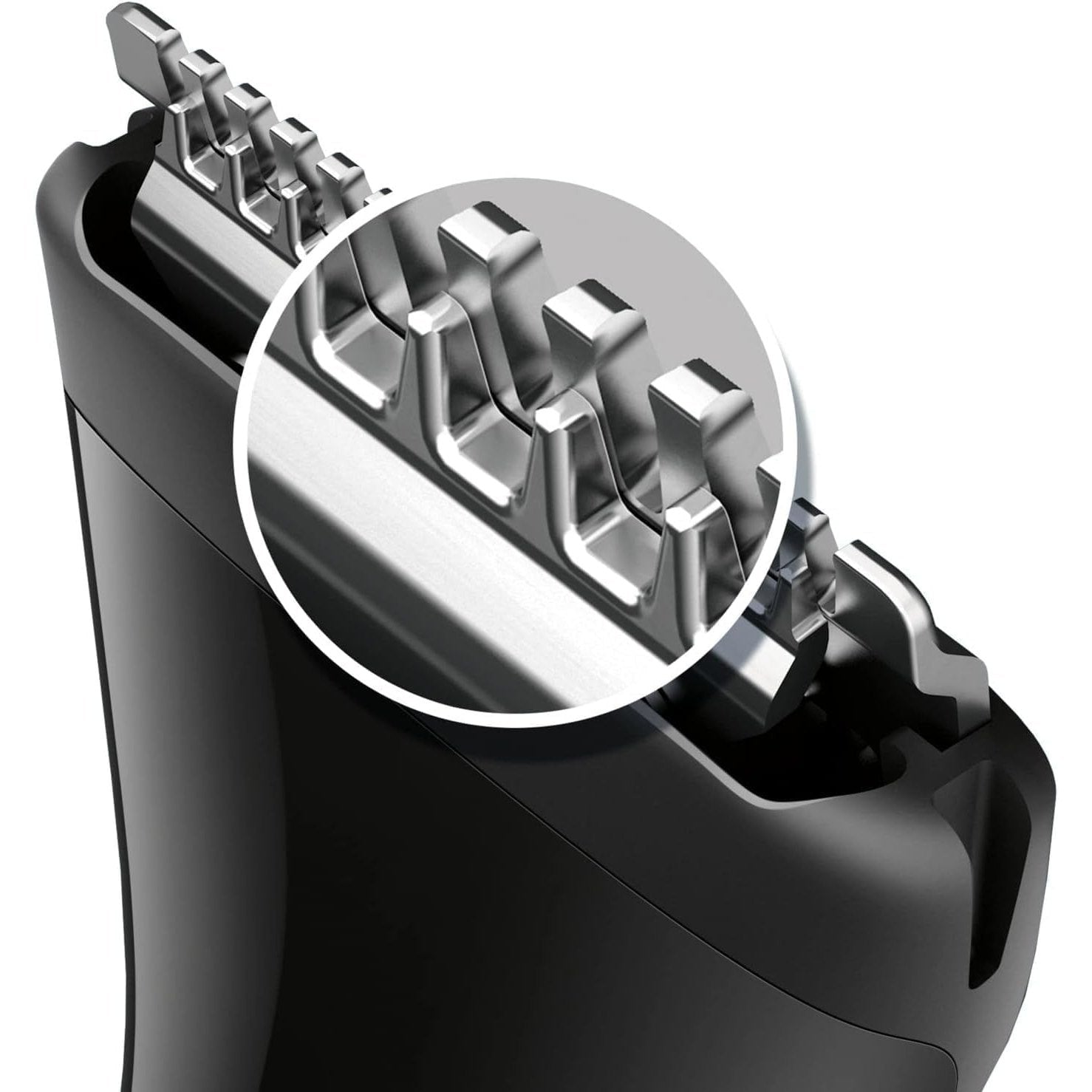 Philips Multigroom Series 1000 MG1100/16 – Präziser Barttrimmer & Detailstyler Herren, DualCut - Technologie, 3 Kämme, batteriebetrieben - SmartRasur