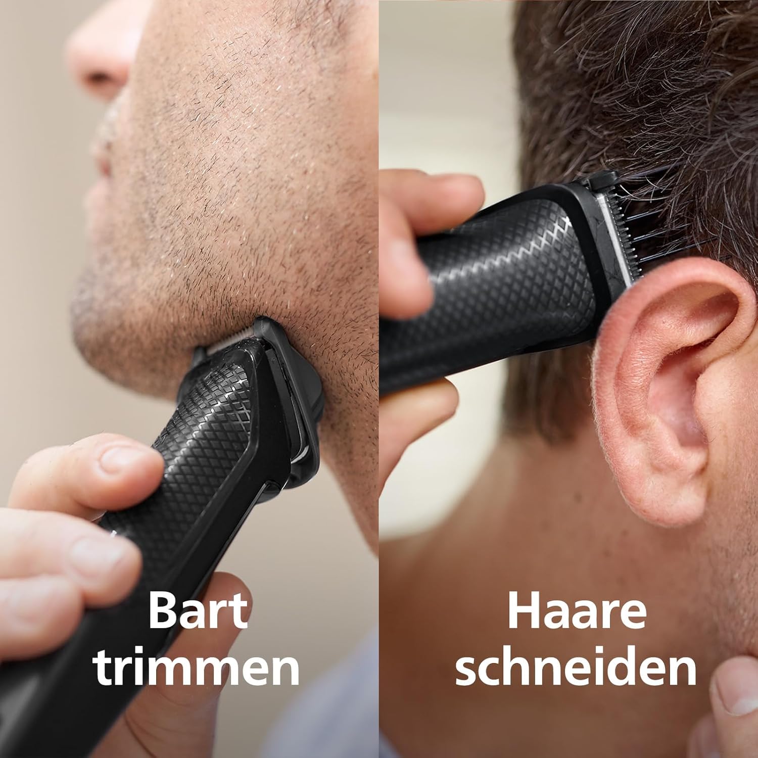 Philips Multigroom Series 3000 MG3730/15 – 7 - in - 1 All - in - One - Trimmer Herren, Bart - & Haarschneider, 11 Längeneinstellungen, 60 Min. Akku - SmartRasur