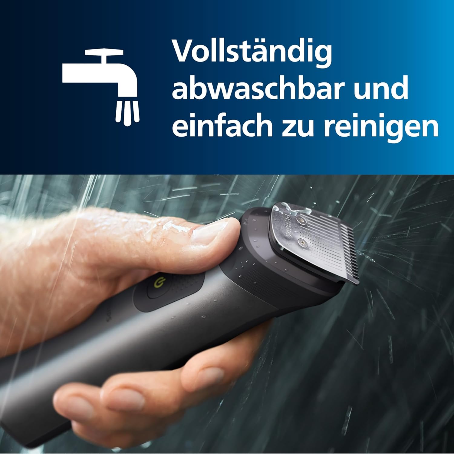 Philips Multigroom Series 7000 MG7950/15 – 15 - in - 1 Trimmer Herren, Barttrimmer & Haarschneider, 26 Längeneinstellungen, 120 Min. Laufzeit - SmartRasur