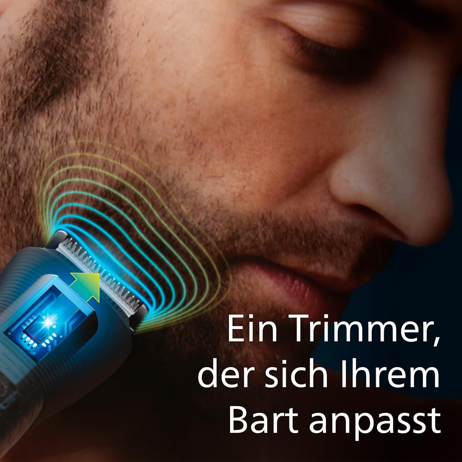 Philips Multigroom Series 9000 MG9530/15 – 13 - in - 1 Barttrimmer & Haarschneider, inkl. OneBlade, 27 Längeneinstellungen, Schwarz - SmartRasur