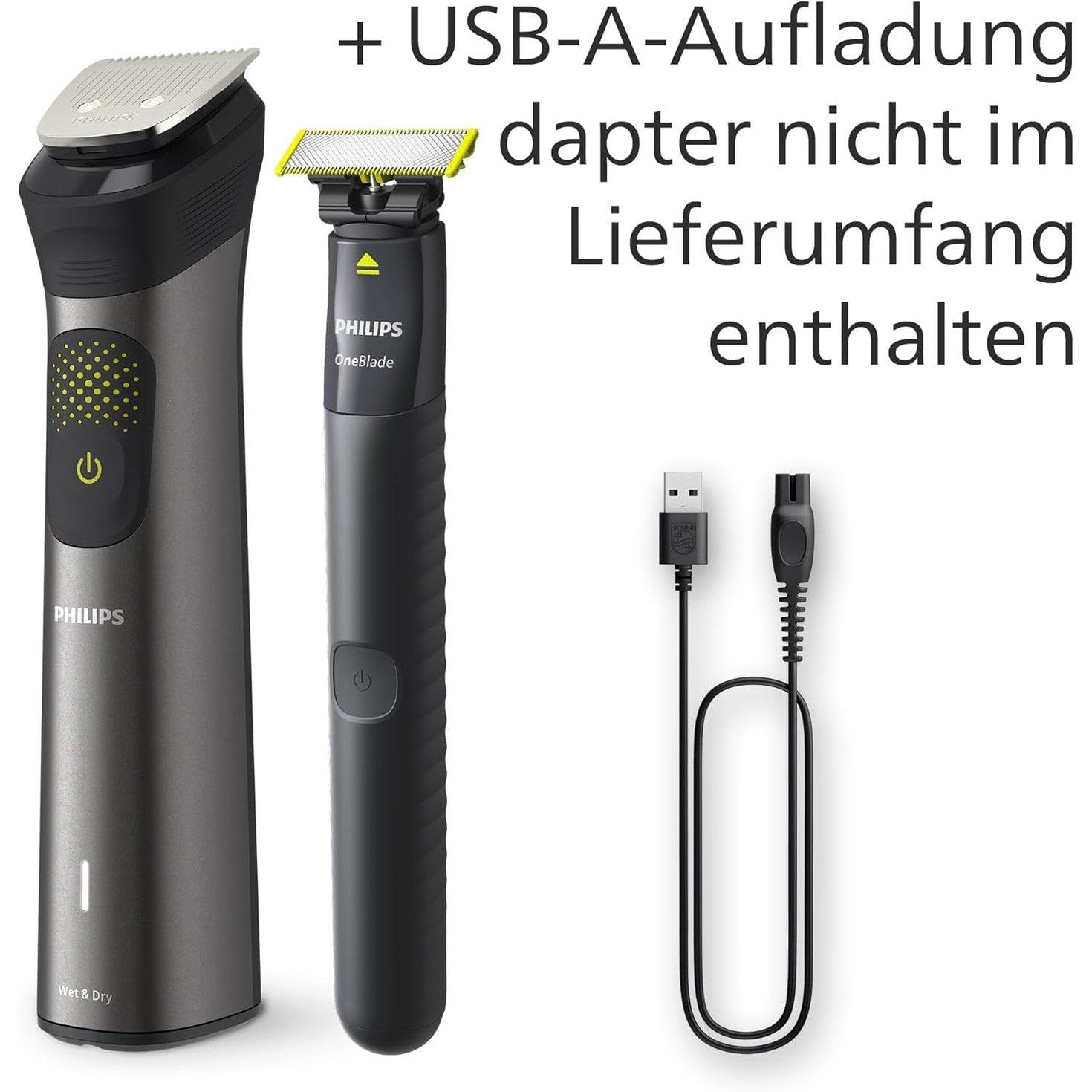 Philips Multigroom Series 9000 MG9530/15 – 13 - in - 1 Barttrimmer & Haarschneider, inkl. OneBlade, 27 Längeneinstellungen, Schwarz - SmartRasur