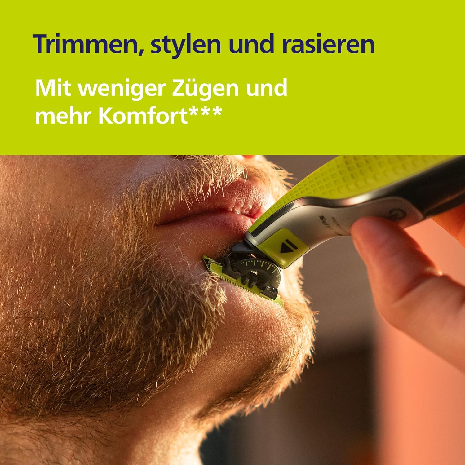 Philips OneBlade 360 Ersatzklingen QP420/60 – 2er - Pack, passend für alle OneBlade & OneBlade Pro Modelle, langlebige Originalklingen - SmartRasur
