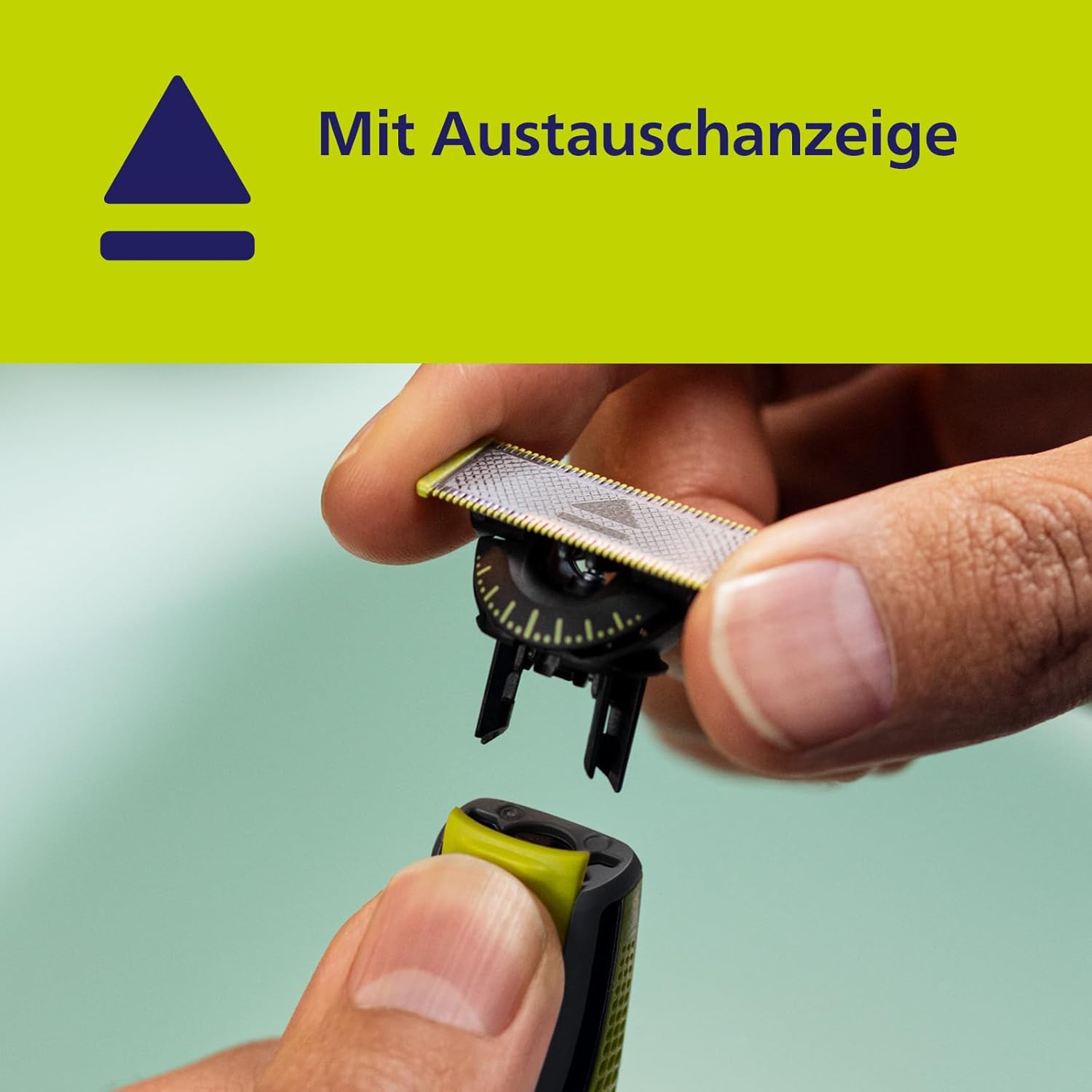 Philips OneBlade 360 Ersatzklingen QP420/60 – 2er - Pack, passend für alle OneBlade & OneBlade Pro Modelle, langlebige Originalklingen - SmartRasur