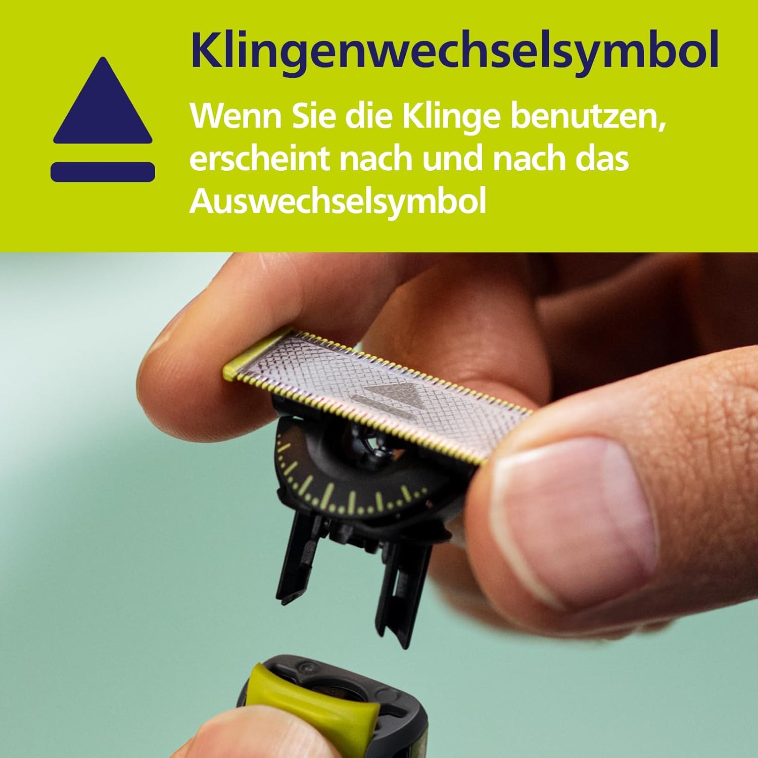 Philips OneBlade 360 Ersatzklingen QP430/60 – 3er - Pack, passend für alle OneBlade & OneBlade Pro Modelle, langlebige Originalklingen - SmartRasur