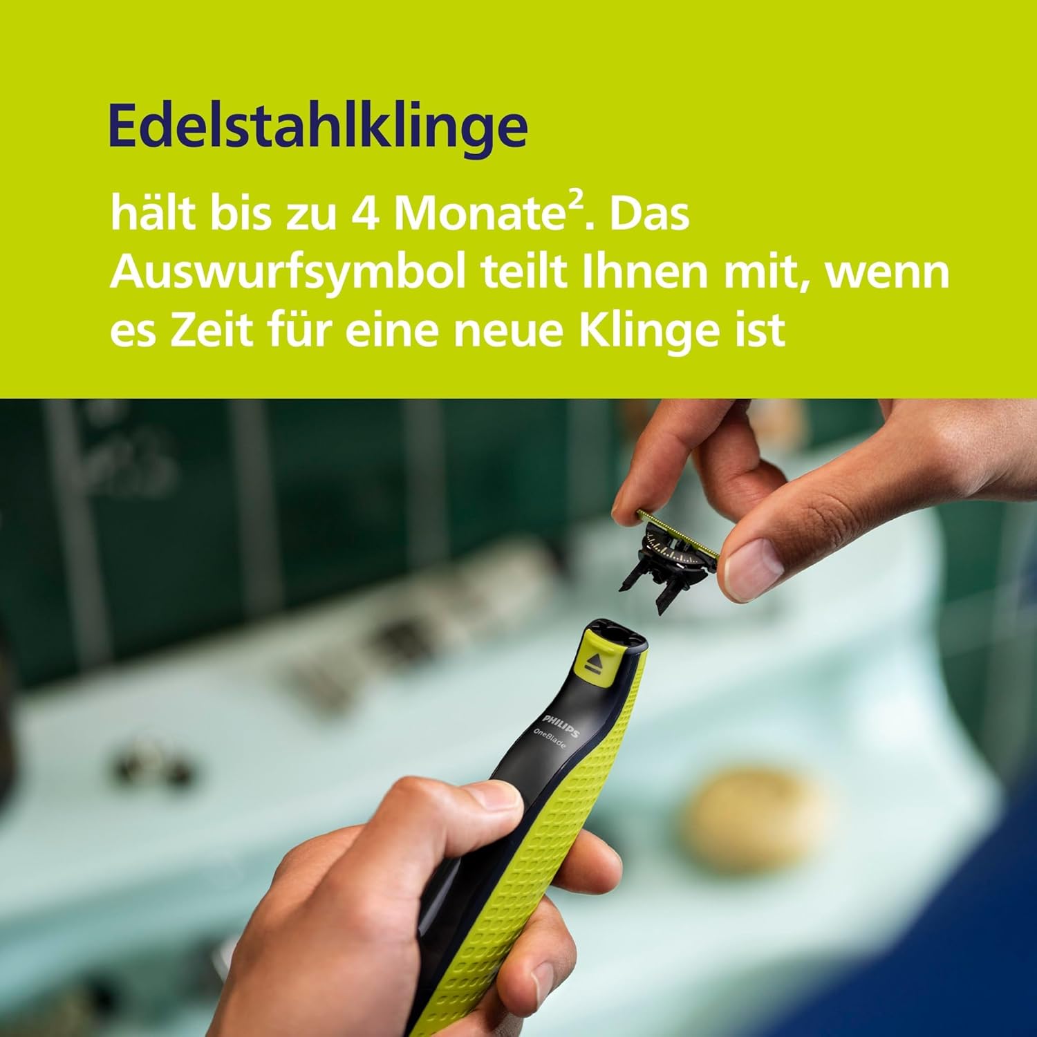 Philips OneBlade 360 Face & Body QP2824/31 – Elektrorasierer, Trimmer & Bodygroomer Herren, 3 Klingen, Aufsätze, Nass - & Trockenrasur - SmartRasur