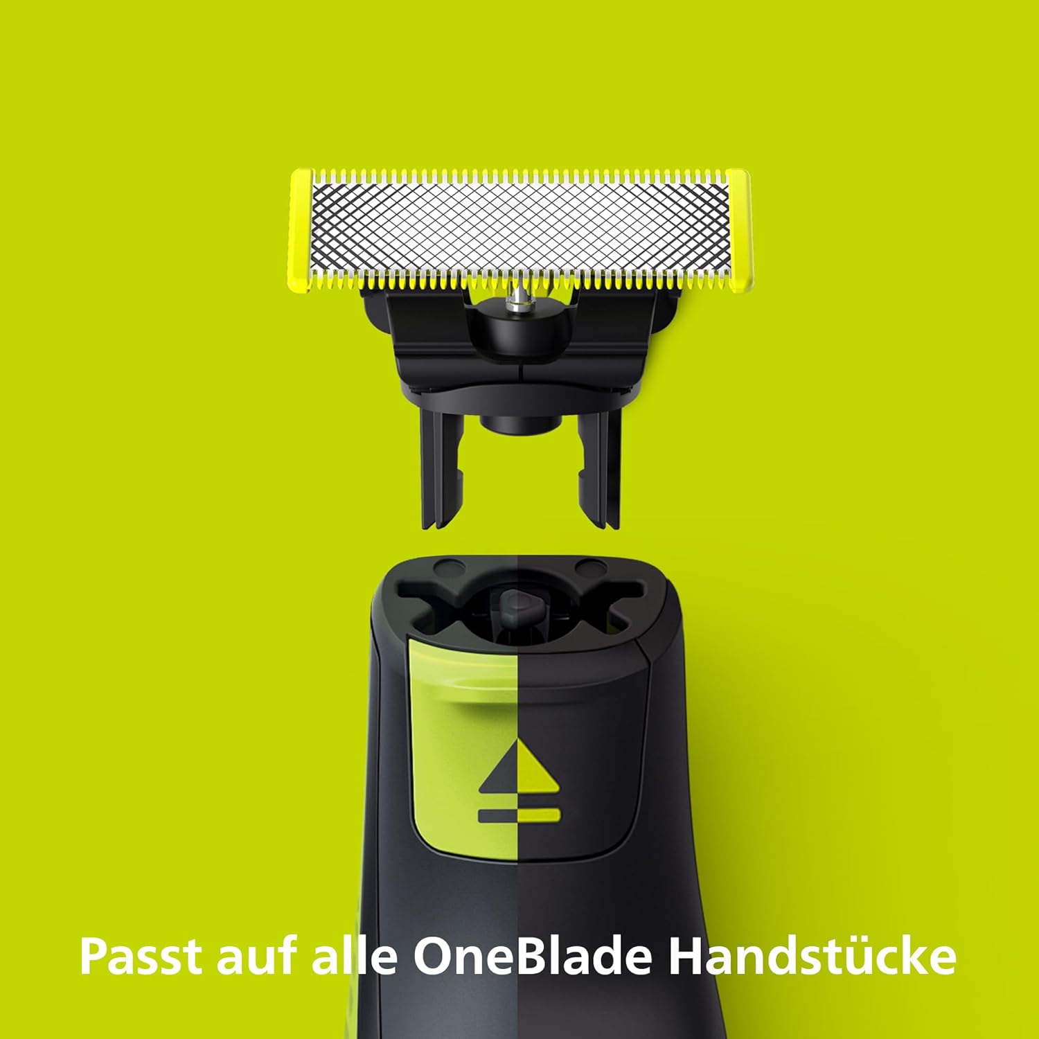 Philips OneBlade Ersatzklingen QP250/50 – 5er - Pack Originalklingen, passend für alle OneBlade & OneBlade Pro Modelle, nass & trocken - SmartRasur