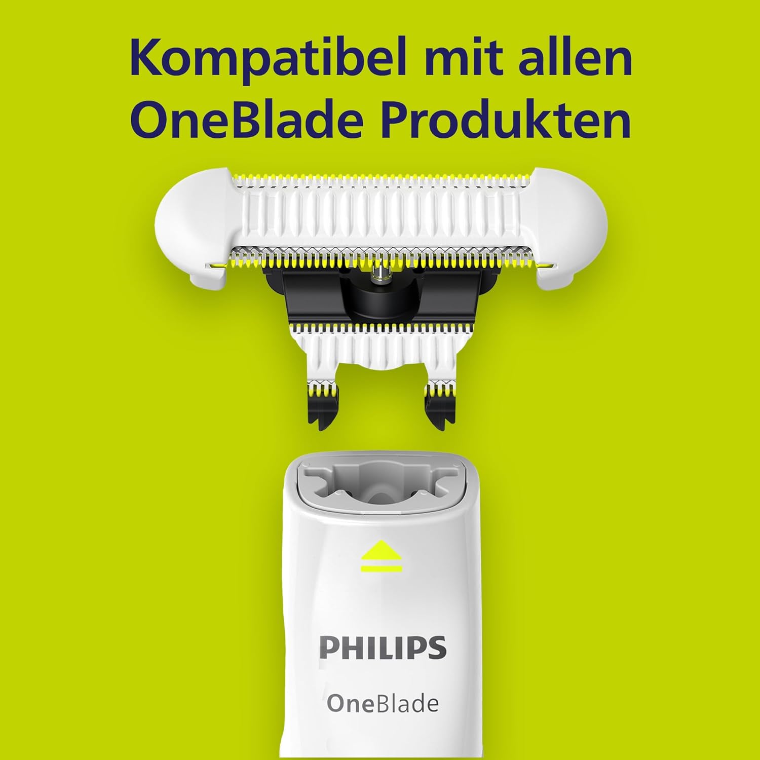 Philips OneBlade Intimate Ersatzklingen QP229/50 – 2er - Pack SkinProtect Klingen für Intimbereich & Achseln, passend für OneBlade & Pro - SmartRasur