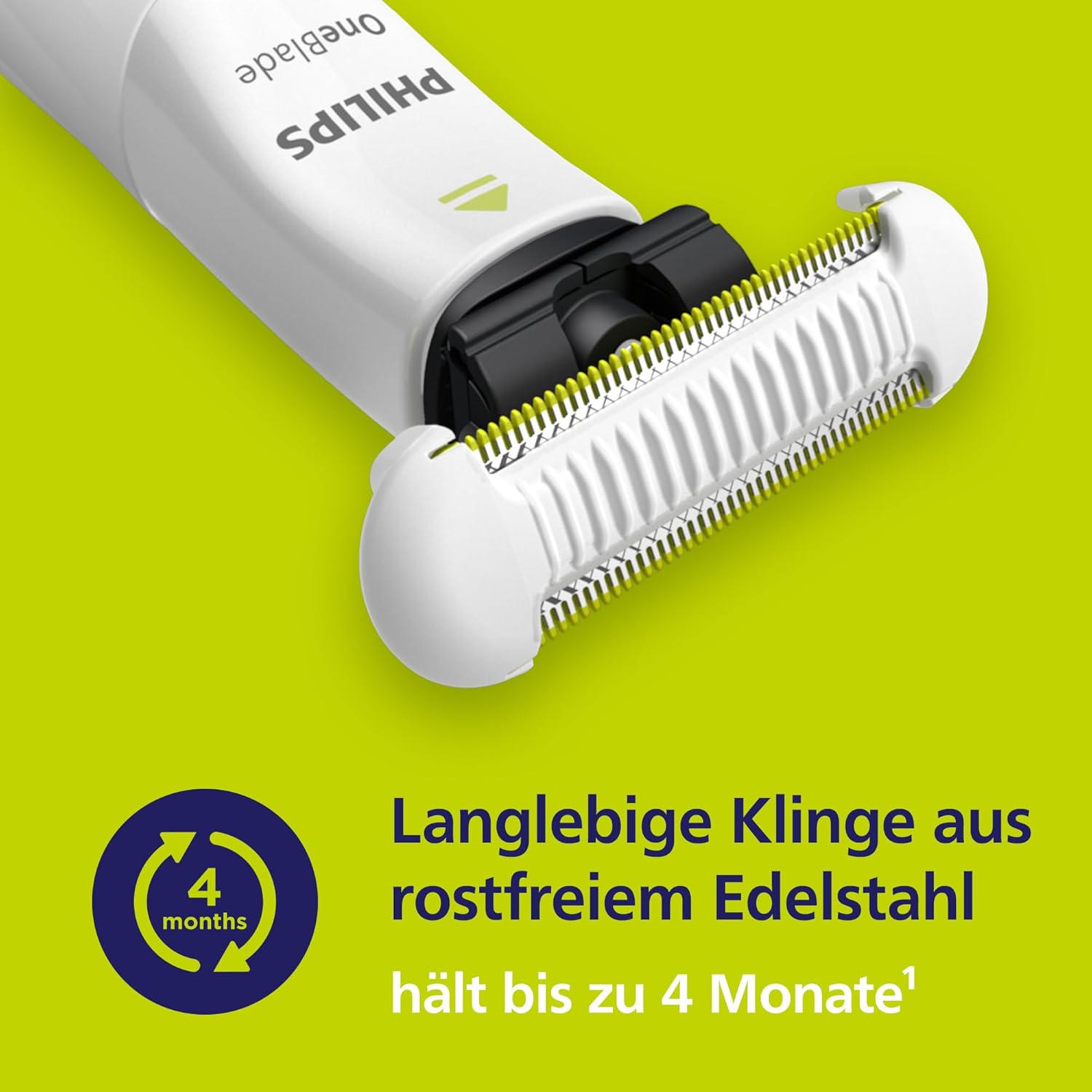 Philips OneBlade Intimate Ersatzklingen QP229/50 – 2er - Pack SkinProtect Klingen für Intimbereich & Achseln, passend für OneBlade & Pro - SmartRasur