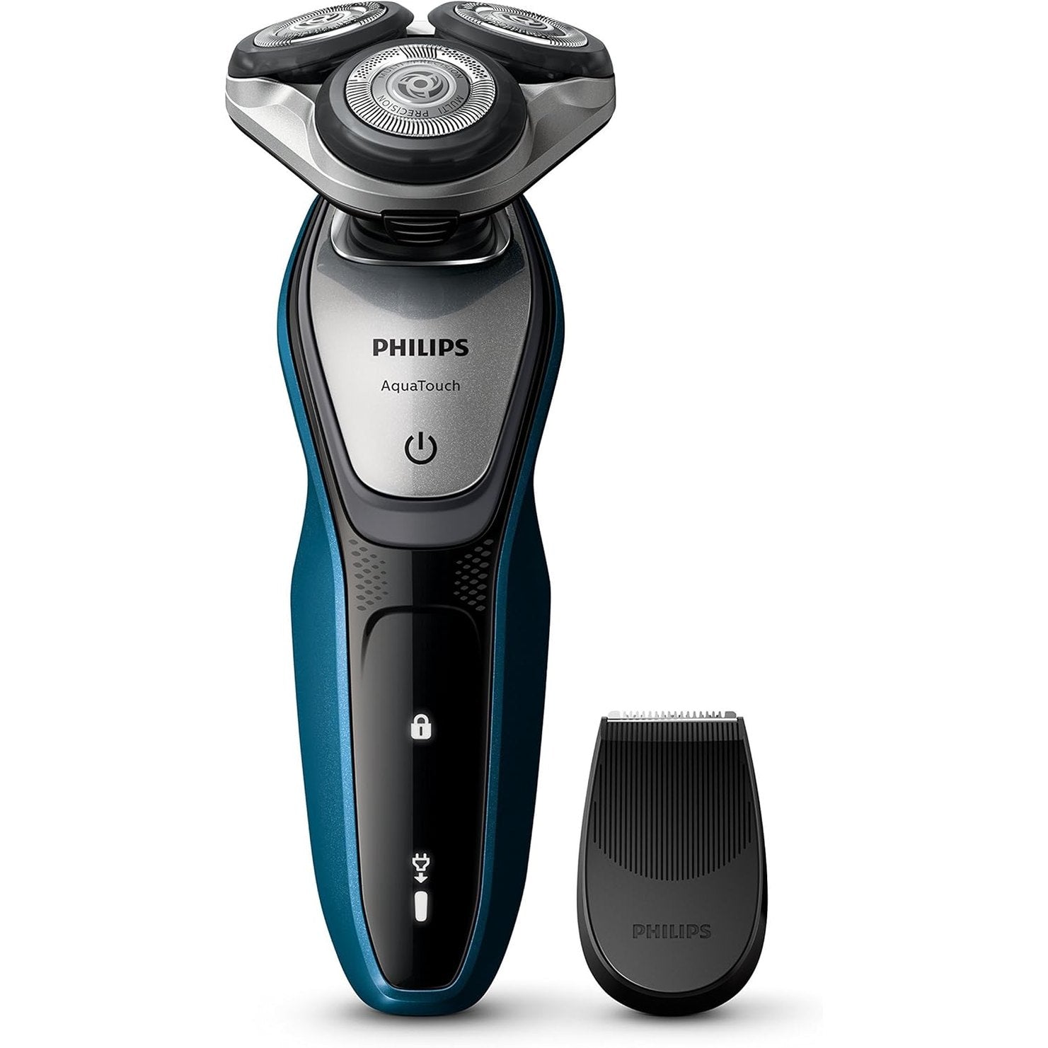 Philips Shaver Series 5000 S5420/06 – Elektrischer Nass - & Trockenrasierer AquaTouch, 5D Flex - Köpfe, Präzisionstrimmer - SmartRasur
