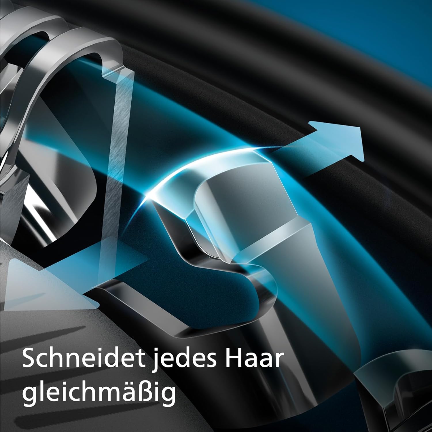 Philips Shaver Series 5000 S5465/18 – Elektrorasierer Herren Nass & Trocken, 360° - Scherkopf, Präzisionstrimmer, wasserdicht, Metallic - Blau - SmartRasur