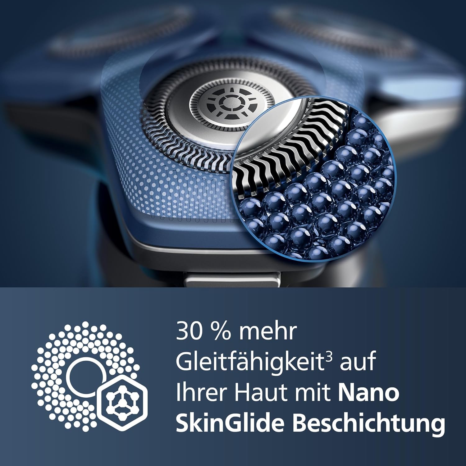 Philips Shaver Series 7000 S7885/63 – Elektrischer Herrenrasierer Nass & Trocken mit SkinIQ, Trimmer, Reinigungsstation & Etui - SmartRasur